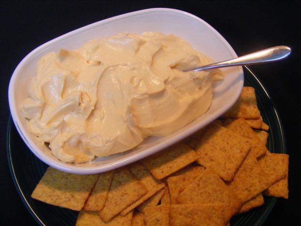 Paula Deen's Garlic Cheese Spread. Photo by Seasoned Cook