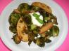 Roasted Brussels Sprouts With Apple, Creme Fraiche & P. Recipe by Rae England