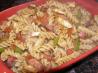 Cajun Chicken-Sausage Pasta. Recipe by Texaspollock