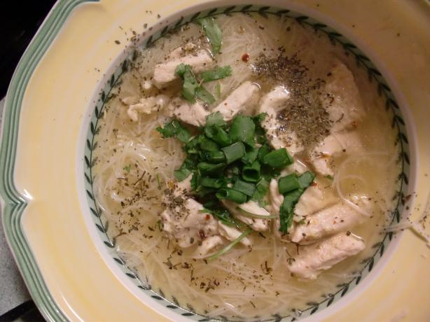 Cheat n' Eat Vietnamese Chicken Soup. Photo by young chef #3