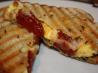 Panini With Scrambled Eggs and Tomatoes. Recipe by Boomette