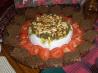 Pesto / Brie / Pine Nut Appetizer. Recipe by Cheryl Cummins