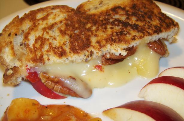 Brie and Apple Sandwich. Photo by Elly in Canada
