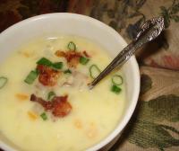 Skin-On Potato Soup