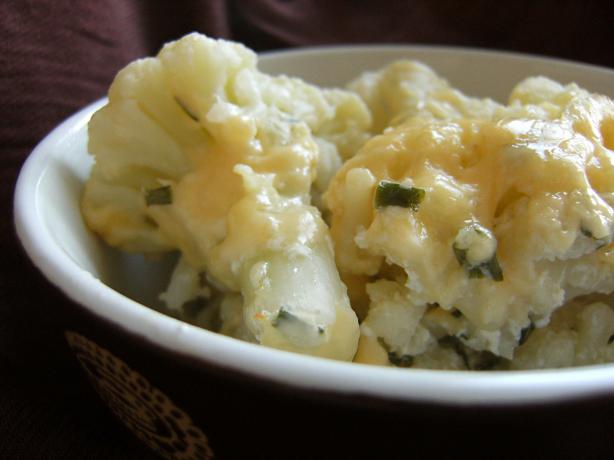 Cheddar Cauliflower. Photo by Lalaloula