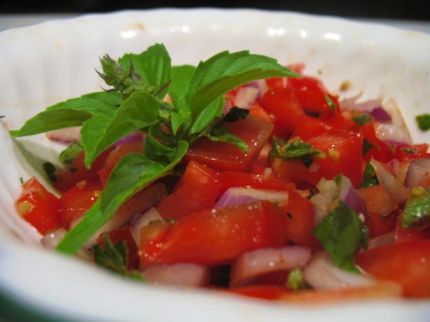 Italian Tomato Onion Salad. Photo by superblondieno2