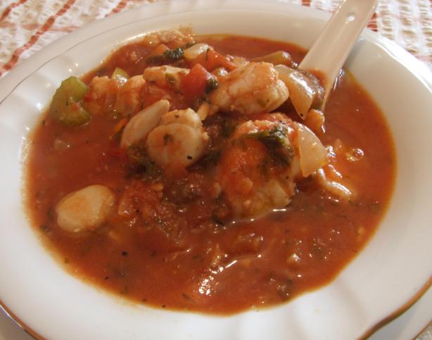 Basque Fish Soup. Photo by Peter J
