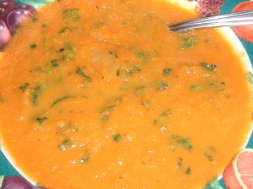 Spicy Carrot Soup. Photo by Leggy Peggy