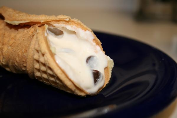 Chocolate Chip Cannoli Filling (W/Kahlua & Creme De Cacao). Photo by Emily Elizabeth