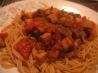Spaghetti With Vegetarian Bolognaise Sauce