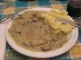 North Croatian Pork Chops in Mushroom Sauce