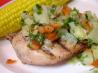 Grilled Chicken With Pineapple Relish (Low Fat). Recipe by Crafty Lady 13