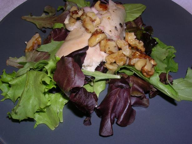 Roast Garlic Chicken and Walnut Salad. Photo by Samantha in Ut