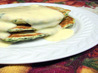 Spinach Cakes With Gouda Cheese Sauce