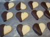 Chocolate Dipped Heart Cookies