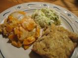 Yukon Gold and Sweet Potato Gratin