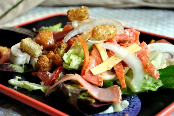 Italian Chef Salad Bread Bowl. Photo by Andi of Longmeadow Farm