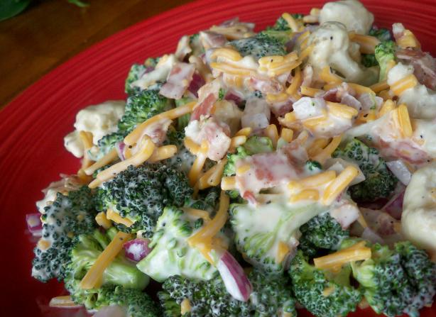 Broccoli and Cauliflower Salad My Way. Photo by *Parsley*