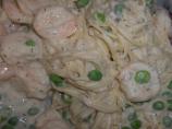 Creamy Garlic Shrimp With Angel Hair Pasta