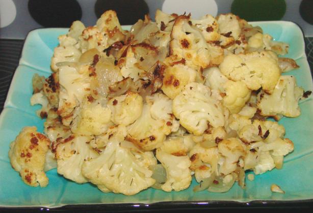 French Roasted Cauliflower With Thyme. Photo by Boomette
