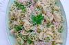 Pretty Pasta Salad With Peas, Parmesan and Ham. Recipe by Perfectionist cook
