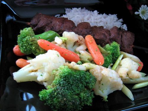 Aromatic Broccoli and Cauliflower Salad. Photo by Annacia