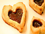 Valentines Day Linzer Heart Cookies