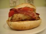 Grilled Bacon & Swiss Chicken Burger
