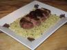 Spiced Balsamic Duck With Plums and Couscous