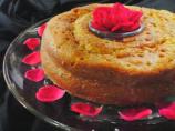Rose-Lemon Glazed Cake