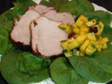 Roasted Pork Tenderloin With Minted Mango Relish