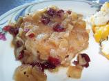 Pork Chops With Apples & Cranberries