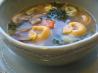 Chicken Tortellini Soup With Mushrooms and Spinach