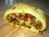 Baked Ham and Cheese Omelet Roll