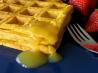 Pumpkin Waffles With Orange Syrup (Low Fat). Recipe by Crafty Lady 13