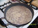 Creamed Ground Beef Sos