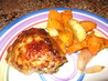 Chicken Thighs With Roasted Sweet Potatoes & Parsnips. Recipe by CookGordon