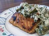 South Beach Diet Grilled Salmon With Artichoke Salsa