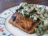 South Beach Diet Grilled Salmon With Artichoke Salsa. Recipe by Celeste :)