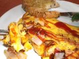 South Beach Diet Cheesy Ham Omelet
