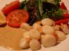 Scallops With Curry Chive Mayonnaise. Recipe by An_Net