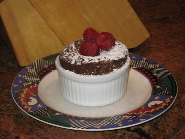 Chocolate-Espresso Mini Souffles. Photo by CookGordon