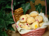 Raspberry Peach Muffins