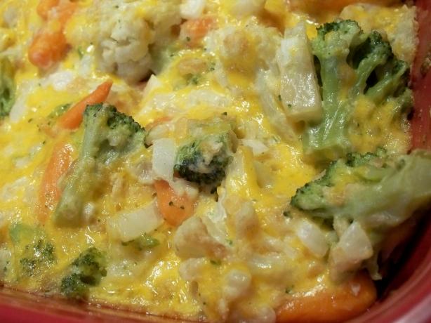 Cheesy Vegetable Casserole. Photo by *Parsley*