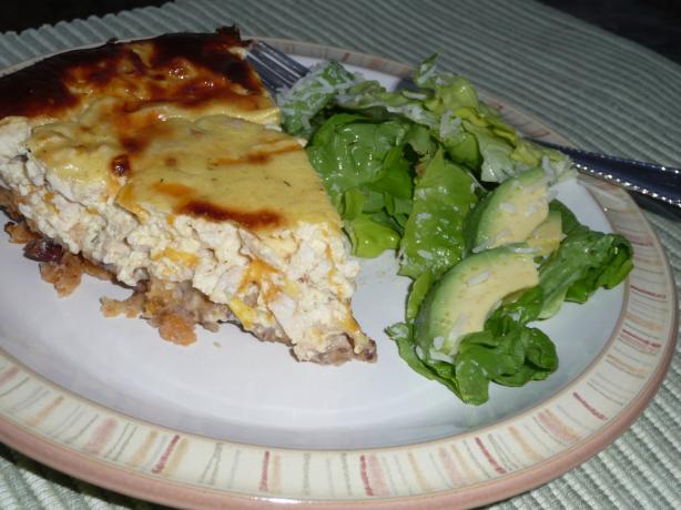 Chicken Pecan Quiche. Photo by CaliforniaJan