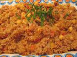 Bulgar, Chickpeas, & Tomatoes. Photo by Linorama