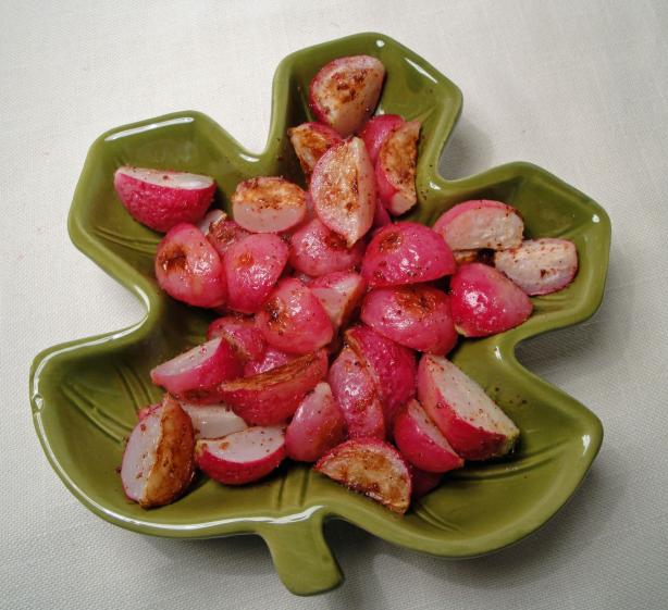 Roasted Radishes. Photo by Debbwl