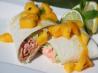 Salmon Fajitas With Mango Salsa. Recipe by Boomette