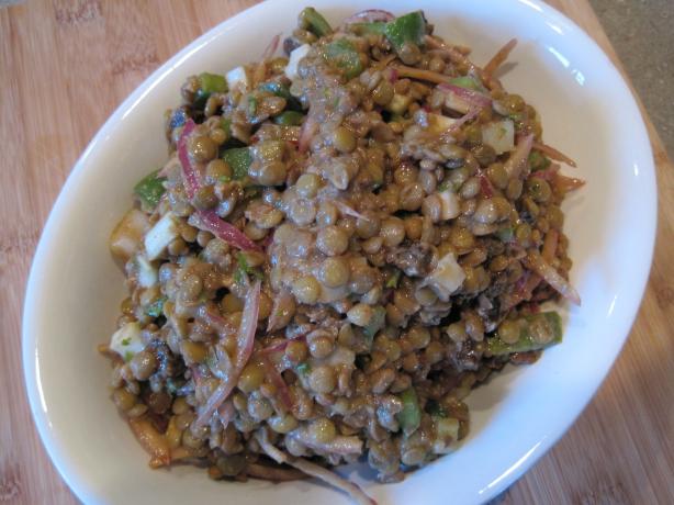 Mediterranean Lentil Salad. Photo by magpie diner
