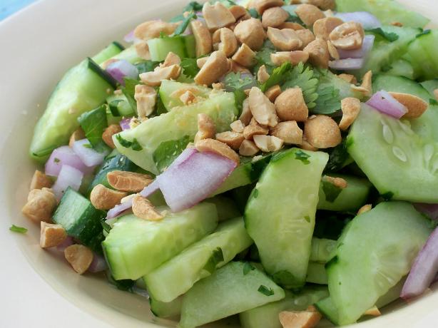 Thai Sweet-And-Sour Cucumber Salad. Photo by *Parsley*
